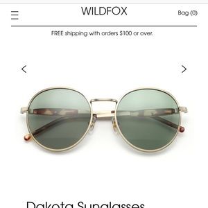 Dakota wildfox 1970’s style sunnies